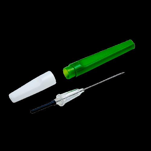 Голка двостороння «ВОЛЕС» тип «флешбек» розмір 21G (0,8х25мм)